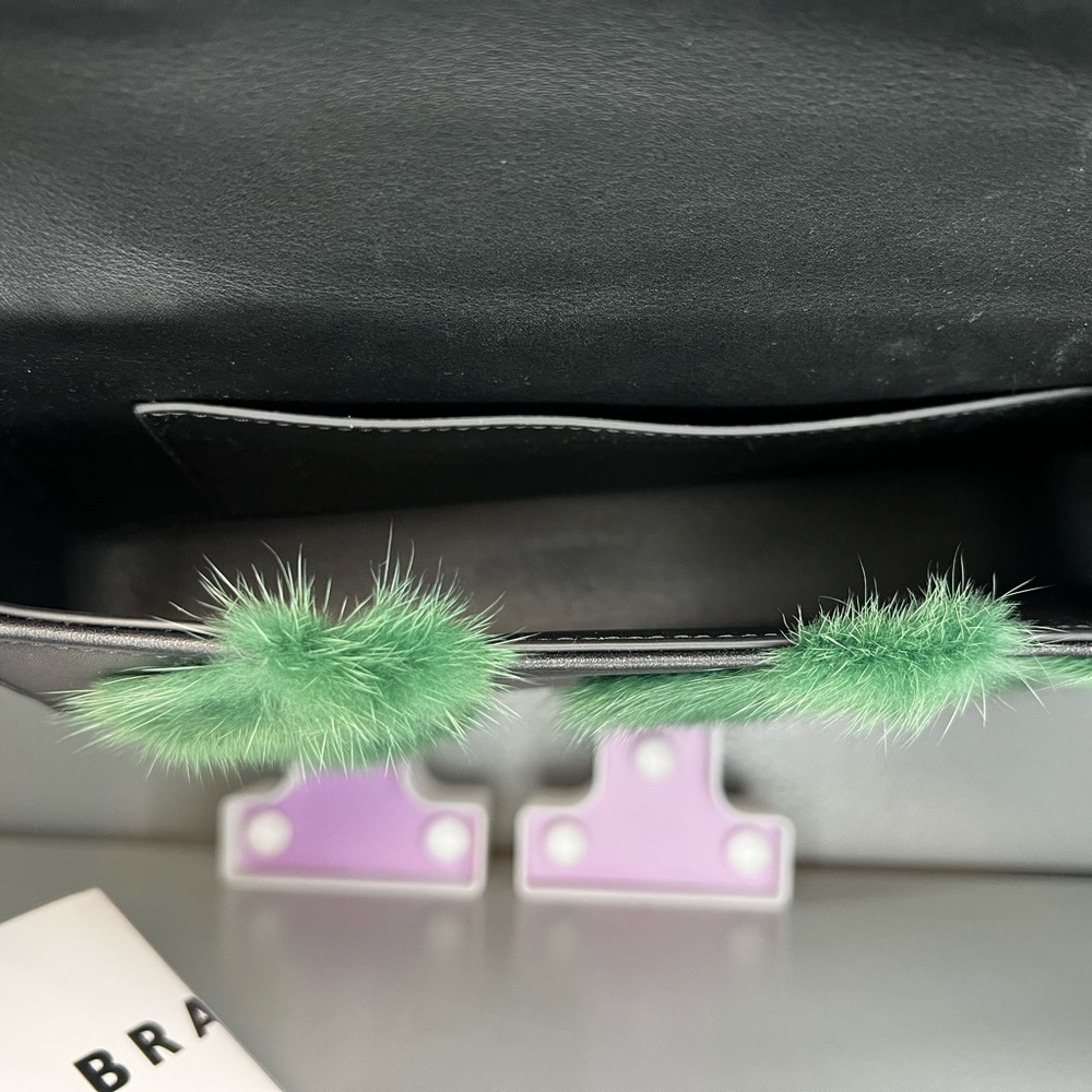 Brandon Blackwood medium Nia bag with mink fur - Picture 6 of 12